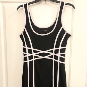 G by Guess Asymmetrical Midi Dress